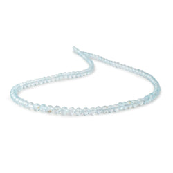 4.5-5.5mm Sky Blue Topaz Faceted Round Beads 16 inch 73 pieces (ONLINE ORDER ONLY)