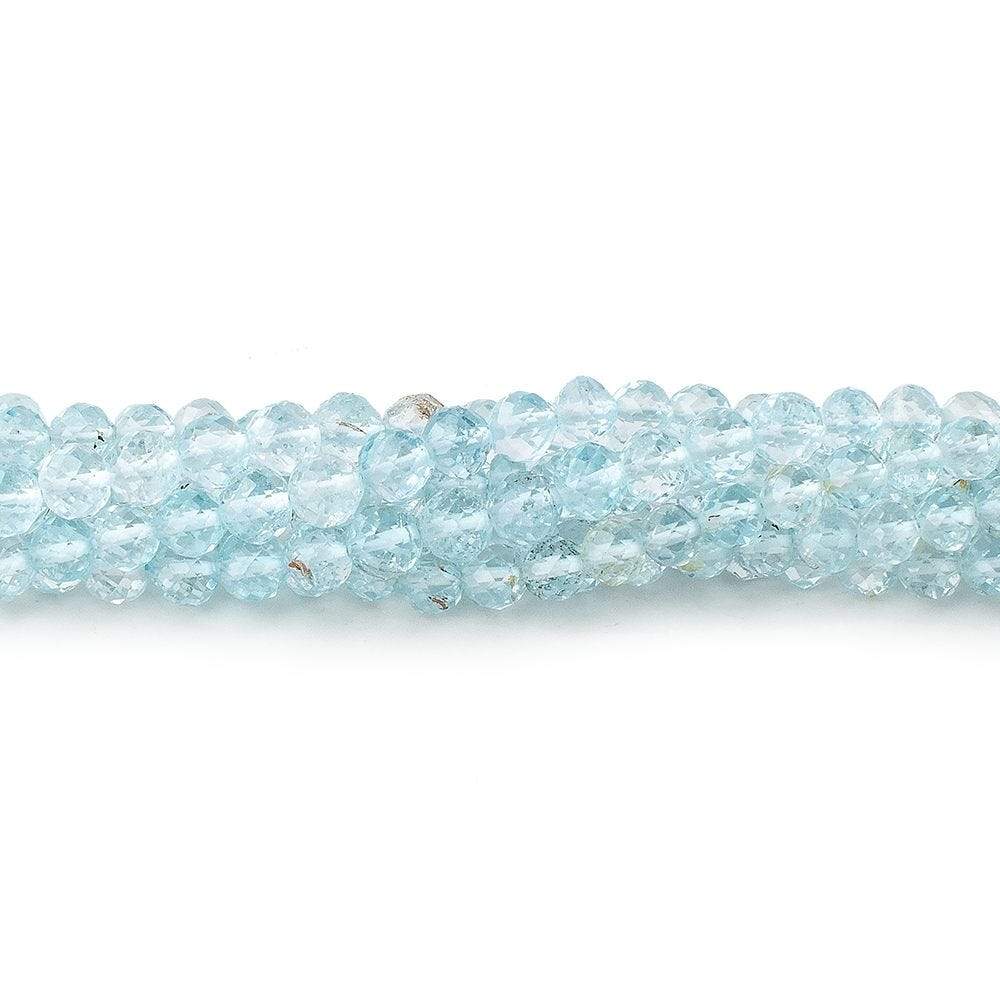4.5-5.5mm Sky Blue Topaz Faceted Round Beads 16 inch 73 pieces (ONLINE ORDER ONLY)