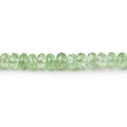 3-4mm Tsavorite Garnet Faceted Rondelle Beads 15.75 inch 187 pieces (ONLINE ORDER ONLY)