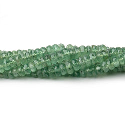 3-5.5mm Green Kyanite Faceted Rondelle Beads 16 inch 215 pieces (ONLINE ORDER ONLY)