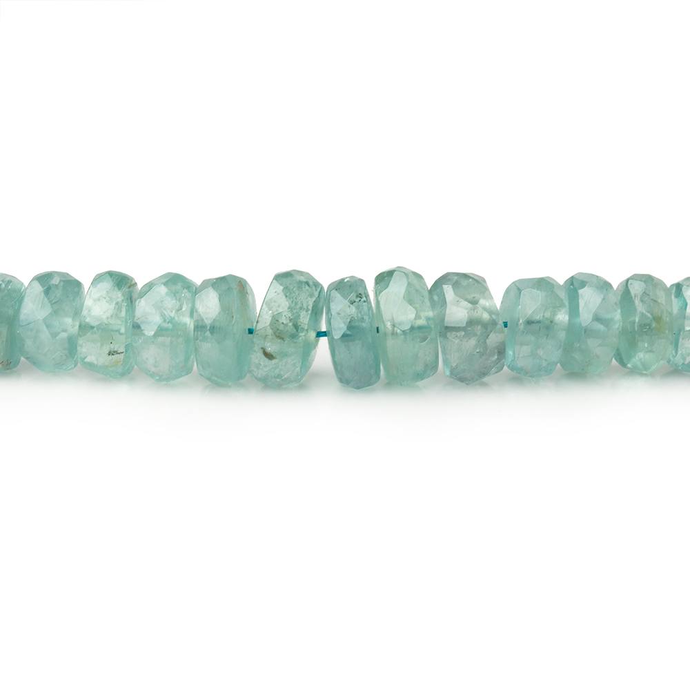 3-5.5mm Teal Green Kyanite Faceted Rondelle Beads 16 inch 150 pieces AA (ONLINE ORDER ONLY)