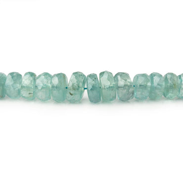 3-5.5mm Teal Green Kyanite Faceted Rondelle Beads 16 inch 150 pieces AA (ONLINE ORDER ONLY)