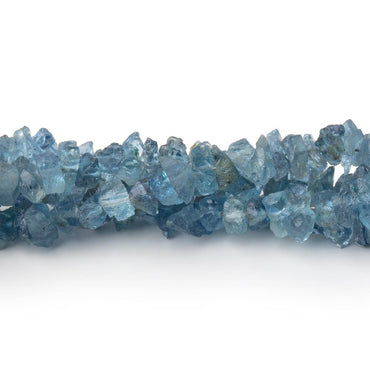 3-5mm Blue Aquamarine Raw Crystal Beads 16 inch 175 pieces (ONLINE ORDER ONLY)
