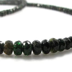 3-5mm Chrome Tourmaline Faceted Rondelle 16 inch 182 pieces (ONLINE ORDER ONLY)