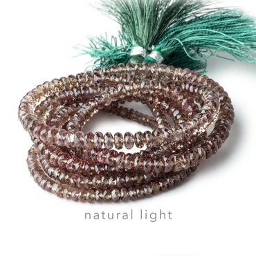 3-5mm Color Change Garnet Faceted Rondelle Beads 16 inch 196 pieces (ONLINE ORDER ONLY)