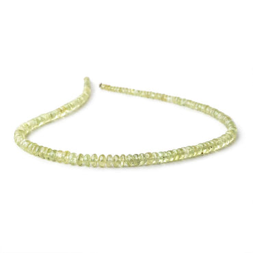 3-5mm Grossular Garnet Plain Rondelle Beads 16 inch 155 pieces (ONLINE ORDER ONLY)
