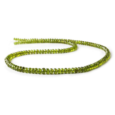 3-5mm Idocrase Faceted Rondelle 18 inch (ONLINE ORDER ONLY)
