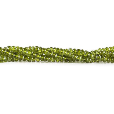 3-5mm Idocrase Faceted Rondelle 18 inch (ONLINE ORDER ONLY)