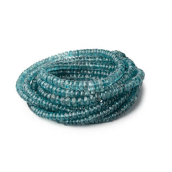 2.5-5mm Indigo Kyanite Faceted Rondelle Beads 18 inch 233 pieces AA (ONLINE ORDER ONLY)