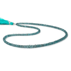 2.5-5mm Indigo Kyanite Faceted Rondelle Beads 18 inch 233 pieces AA (ONLINE ORDER ONLY)