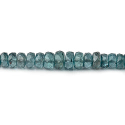 2.5-5mm Indigo Kyanite Faceted Rondelle Beads 18 inch 233 pieces AA (ONLINE ORDER ONLY)
