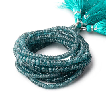 3-5mm Indigo Kyanite faceted rondelle beads 20 inches 238 pieces AA (ONLINE ORDER ONLY)