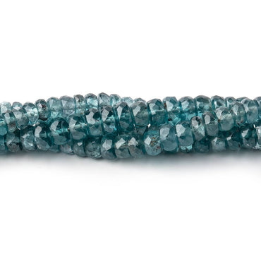 3-5mm Indigo Kyanite faceted rondelle beads 20 inches 238 pieces AA (ONLINE ORDER ONLY)