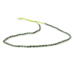 3-5mm Jade Plain Rice Beads 13 inch 75 pieces (ONLINE ORDER ONLY)