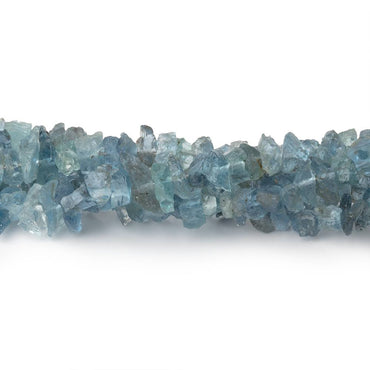 3-5mm Light Blue Aquamarine Raw Crystal Beads 16 inch 175 pieces (ONLINE ORDER ONLY)