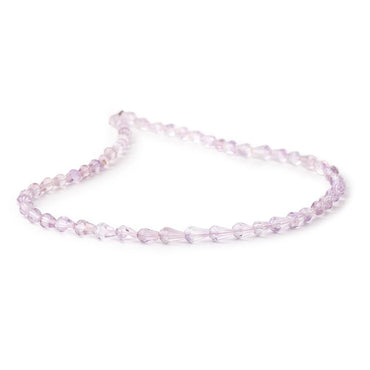 3-5mm Pale Pink Amethyst Straight Drilled Faceted Tear Drops 13.5 inch 54 Beads (ONLINE ORDER ONLY)