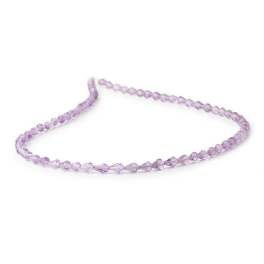 3-5mm Pink Amethyst Straight Drilled Faceted Tear Drop Beads 14.5 inch 58 pieces (ONLINE ORDER ONLY)
