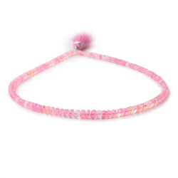 3-5mm Pink Ethiopian Opal Faceted Rondelle Beads 16 inch 169 pieces (ONLINE ORDER ONLY)