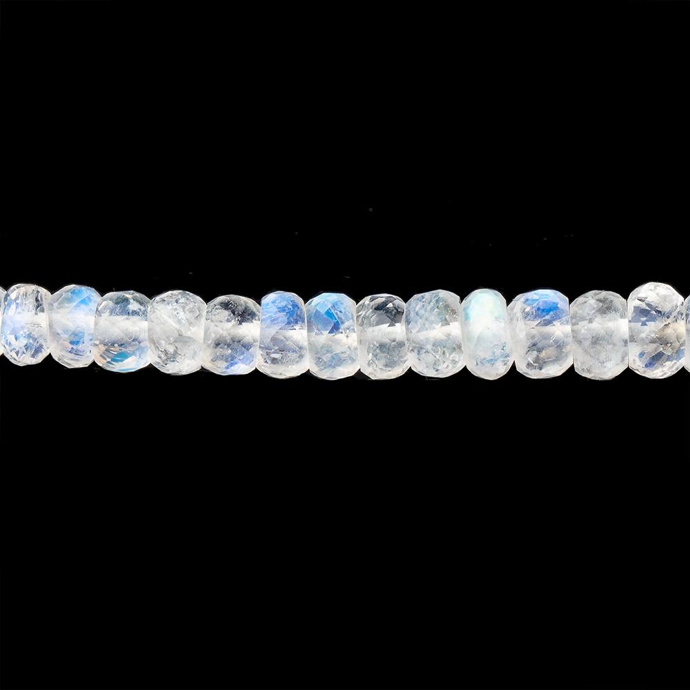 3mm Rainbow Moonstone Faceted Rondelle Beads 13 inch 126 pieces (ONLINE ORDER ONLY)