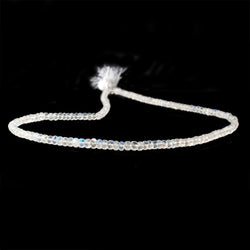 3mm Rainbow Moonstone Faceted Rondelle Beads 13 inch 126 pieces (ONLINE ORDER ONLY)