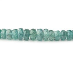 3-5mm Teal Green Kyanite Faceted Rondelle Beads 16 inch 159 pieces AA (ONLINE ORDER ONLY)