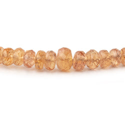 3-6.5mm Precious Topaz Faceted Rondelle Beads 16 inch 165 pieces AA (ONLINE ORDER ONLY)