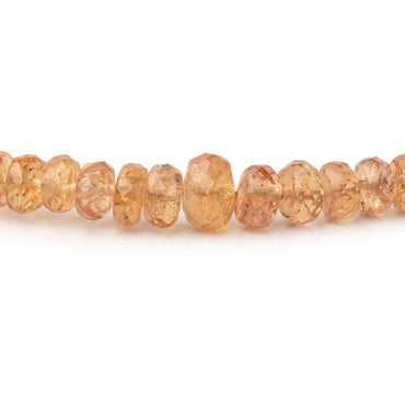3-6.5mm Precious Topaz Faceted Rondelle Beads 16 inch 165 pieces AA (ONLINE ORDER ONLY)