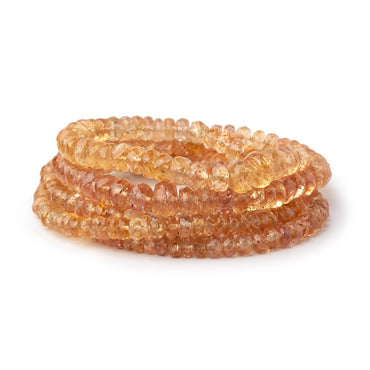 3-6.5mm Precious Topaz Faceted Rondelle Beads 16 inch 165 pieces AA (ONLINE ORDER ONLY)