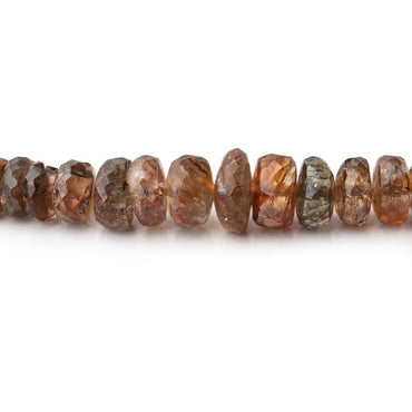 3-6mm Andalusite Faceted Rondelle Beads 16 inch 200 pieces (ONLINE ORDER ONLY)