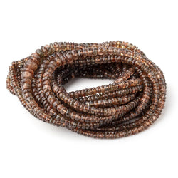3-6mm Andalusite Faceted Rondelle Beads 16 inch 200 pieces (ONLINE ORDER ONLY)