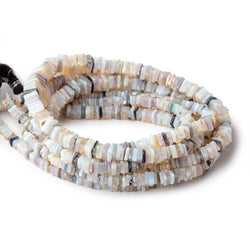 3-6mm Australian Opal Square Plain Heshi Beads 16 inch 270 pieces (ONLINE ORDER ONLY)