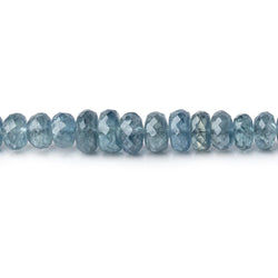 3-6mm Blue Sapphire Faceted Rondelle Beads 16 inch 169 pieces AA (ONLINE ORDER ONLY)