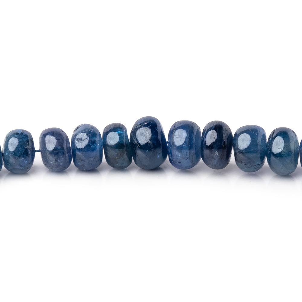 3-6mm Blue Sapphire Plain Rondelle Beads 16 inch 151 pieces AA (ONLINE ORDER ONLY)