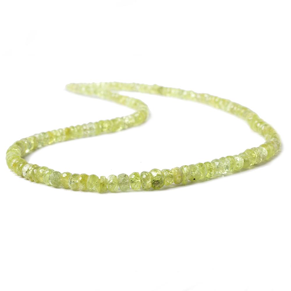 3 - 6mm Chrysoberyl Faceted Rondelle Beads 162 beads (ONLINE ORDER ONLY)