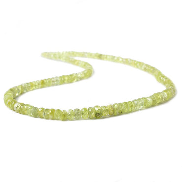 3 - 6mm Chrysoberyl Faceted Rondelle Beads 162 beads (ONLINE ORDER ONLY)