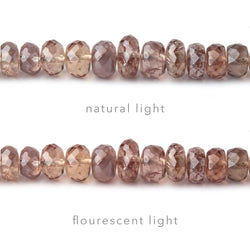 3-6mm Color Change Garnet Faceted Rondelle 16 inch 180 pieces (ONLINE ORDER ONLY)
