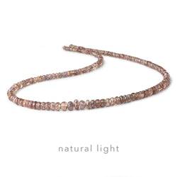 3-6mm Color Change Garnet Faceted Rondelle 16 inch 180 pieces (ONLINE ORDER ONLY)