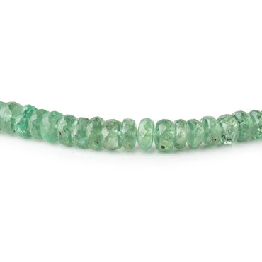 3-6mm Green Kyanite Faceted Rondelle Beads 18 inch 180 pieces (ONLINE ORDER ONLY)
