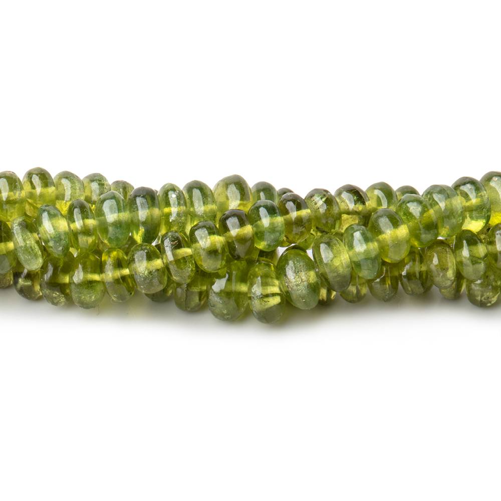 3-6mm Idocrase Plain Rondelle Beads 18 inch 170 pieces (ONLINE ORDER ONLY)