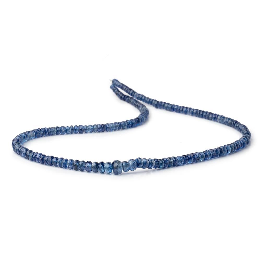 3-6mm Kyanite Faceted Rondelle Beads 16 inch 187 pieces AA (ONLINE ORDER ONLY)
