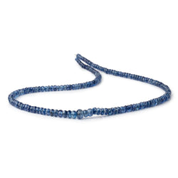 3-6mm Kyanite Faceted Rondelle Beads 16 inch 187 pieces AA (ONLINE ORDER ONLY)