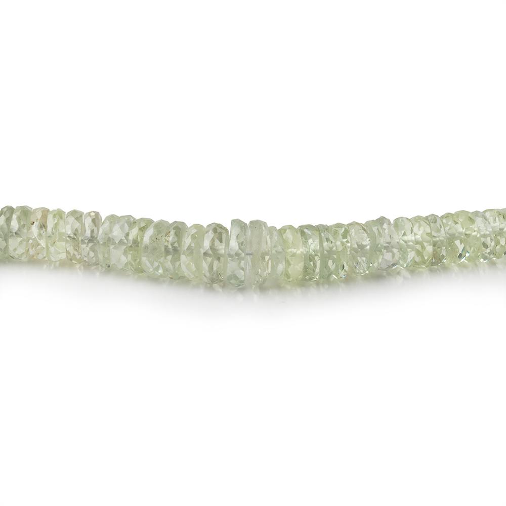 3-6mm Lime Green Sapphire Faceted Heishi Beads 17 inch 338 pieces AAA (ONLINE ORDER ONLY)