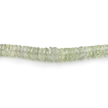 3-6mm Lime Green Sapphire Faceted Heishi Beads 17 inch 338 pieces AAA (ONLINE ORDER ONLY)