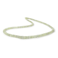 3-6mm Lime Green Sapphire Faceted Heishi Beads 17 inch 338 pieces AAA (ONLINE ORDER ONLY)