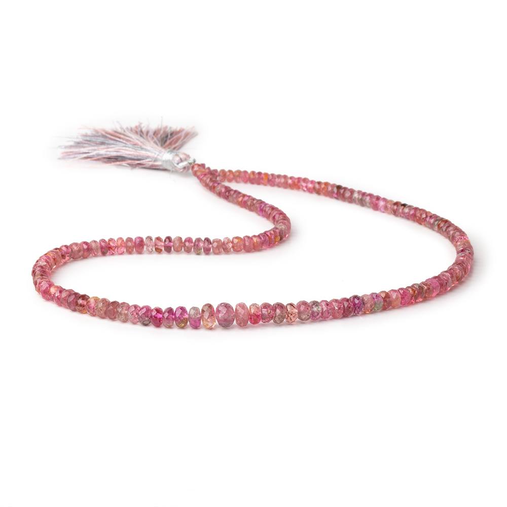 3-6mm Multi Color Tourmaline Faceted Rondelle Beads 15 inch 157 pieces AA (ONLINE ORDER ONLY)