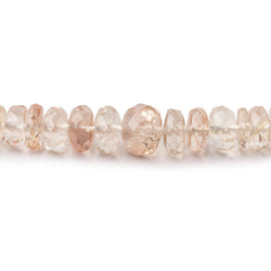 3-6mm Oregon Sunstone Faceted Rondelle Beads 16 inch 163 pieces AAA (ONLINE ORDER ONLY)