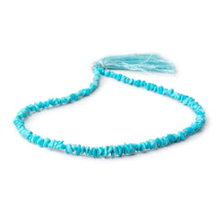 3-6mm Persian Turquoise Chip Beads 15 inch 266 pieces (ONLINE ORDER ONLY)