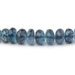 3-6mm Santa Maria Aquamarine Faceted Rondelles 16 inch 142 Beads AAA (ONLINE ORDER ONLY)