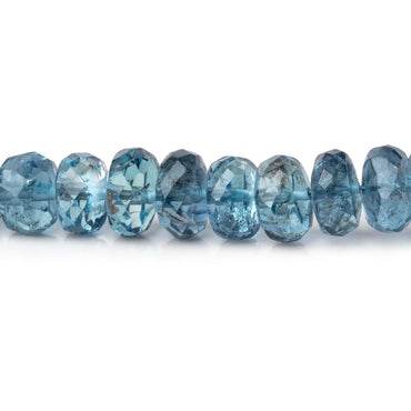 3-6mm Santa Maria Aquamarine Faceted Rondelles 16 inch 148 Beads AA (ONLINE ORDER ONLY)