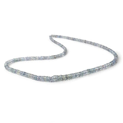 3-6mm Stormy Blue Sapphire Faceted Heishi Beads 17.5 inch 320 pieces AAA (ONLINE ORDER ONLY)